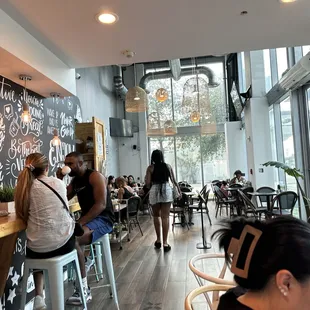 people sitting at the bar