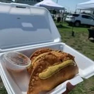 Cuban pork empanadas