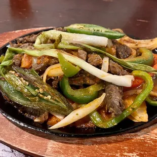 Beef Fajitas Especial