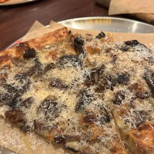 Cream Sauce Mushroom Truffle Slice