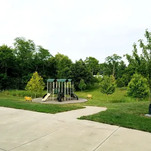 Playground behind the building