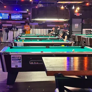 Billiards tables