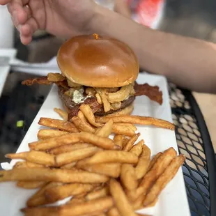 Trailyard Burger - my husband&apos;s favorite