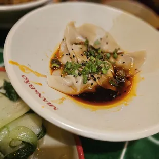 Dumplings in chili oil - highly recommend