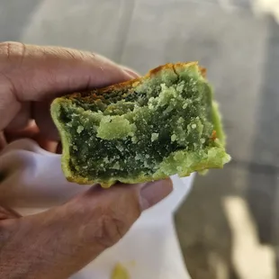 Inside of Pandan Mooncake