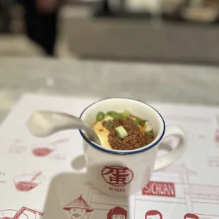 egg with minced pork