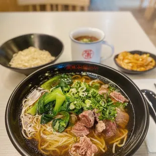 clear beef noodle soup, really good  @clickhereforfood