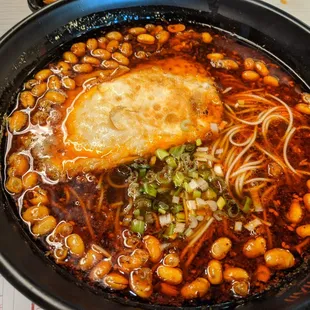 Hot and sour noodle soup