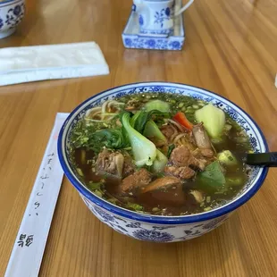 Braised Pork Rib Noodles