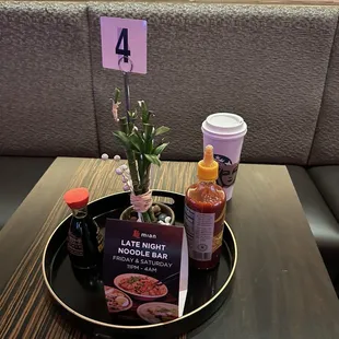 Nice table setup.  Little did I know soon that would be important.