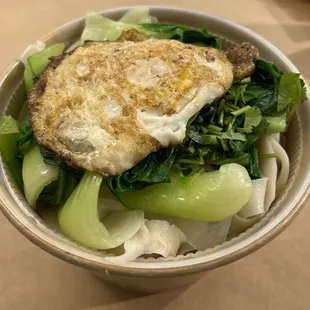 Soup before mixing things together because I got mine to go.