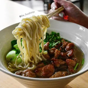 Hand Pulled Noodles w/ Chicken