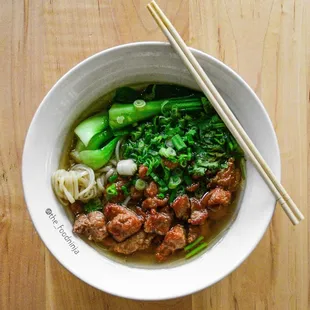 Hand Pulled Noodles w/ Chicken