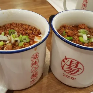 Steamed egg w/ minced pork