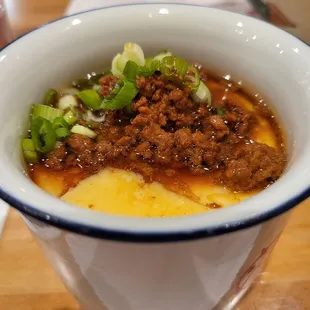 Ground Pork Steam Egg