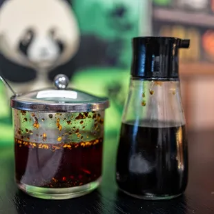 House Chili Oil &amp; Black Vinegar