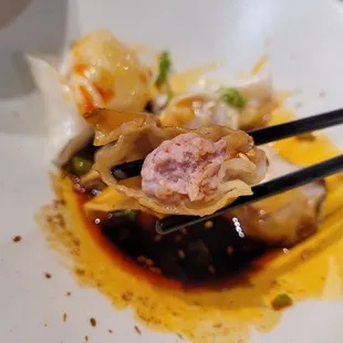 chili oil wonton inside