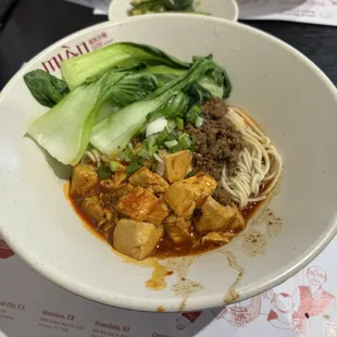 Mapo Tofu Noodles