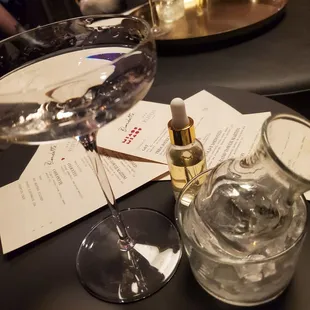 Deconstructed martini