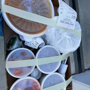 Two soups to go