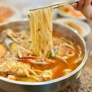 Spicy Seafood Noodle Soup