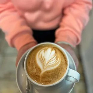 a cup of coffee