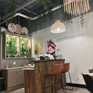 Cute bar in the back