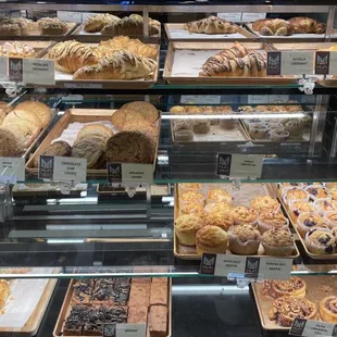 a variety of baked goods