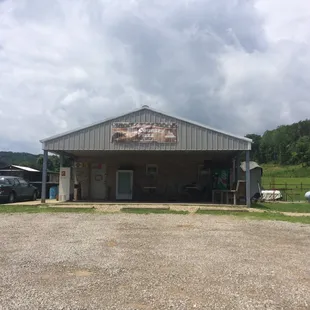 the outside of the building