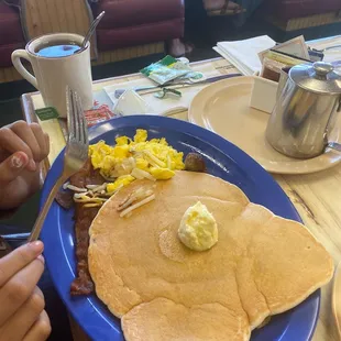 The Mickey pancake breakfast