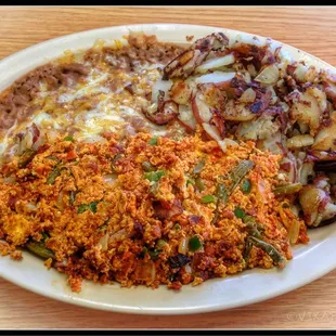 Cactus n Eggs Plate with Churizo.