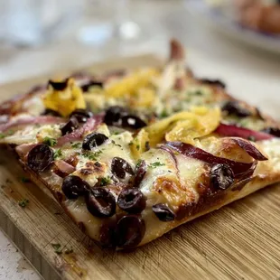 Mediterranean pizza