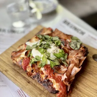 Mortadella &amp; Burrata pizza