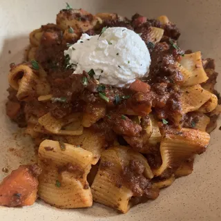 RIGATONI ALLA BOLOGNESE