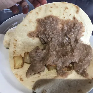 Refried Bean Taco