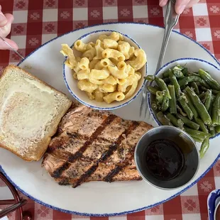 Grilled salmon