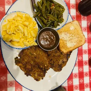 Meatloaf and sides