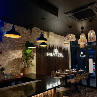 the interior of a restaurant