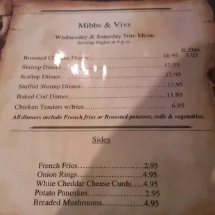 Under the glare is a Broasted Chicken Dinner