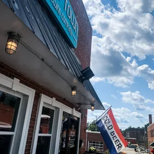 the outside of mica town brewing