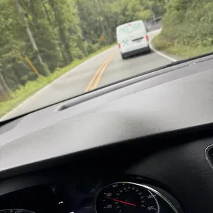 Picture of the reckless driver's vehicle.