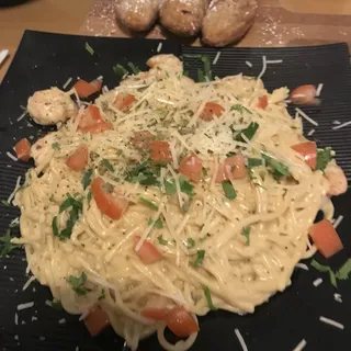 Beer Shrimp Pasta