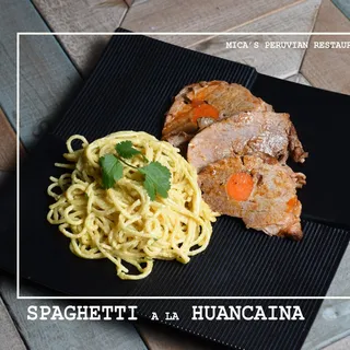 Spaghetti a la Huancaina