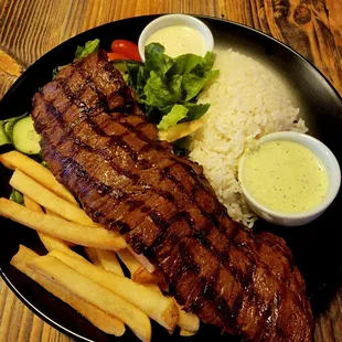 steak, food