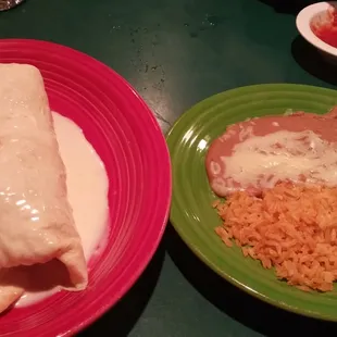 Mi casita burrito plate