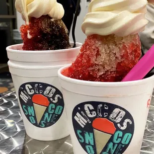 Sno cone (watermelon, kiwi and rasberry)