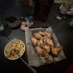chicken wings and fried chicken, food