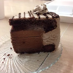 Homemade Dutch Chocolate Ice Cream Cake!! Yum!