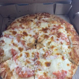 a pizza in a box