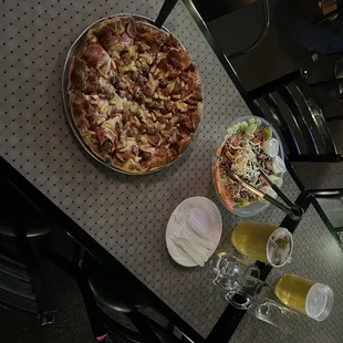 pizza, food